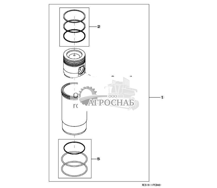 9902 Piston Liner Kit 